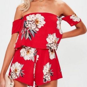 Off the shoulder romper